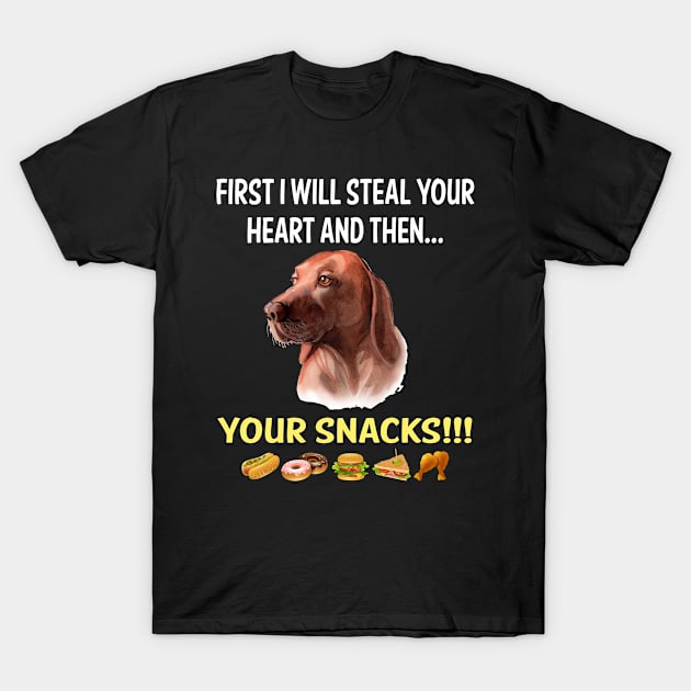 Steal Heart Vizsla 02 T-Shirt by blakelan128